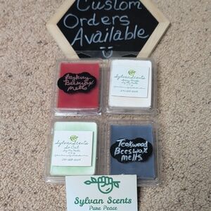 24 Large Soy Beeswax Highly Fragranced Wax Melt Tarts